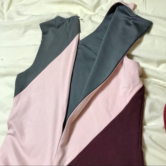 Sleeveless Colour Block Dress with Stretch - Picture 6 of 6